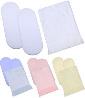 77 x 38cm Bassinet Sheets & Blanket Set