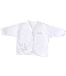 'God's Little Miracle' White Cardigan