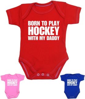 'Born to Play Hockey' Bodysuit
