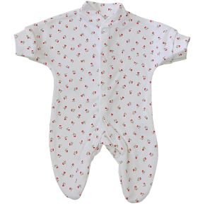 Single Premature Sleepsuit-Red Rose-Up to 1.5lbs