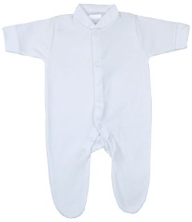 Premature Sleepsuit Plain White Shade 