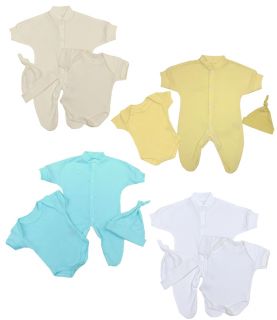 Sleepsuit, Vest & Hat Set