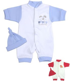 Premature Baby Romper & Hat Set