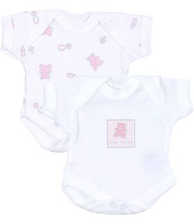 Pack of 2 Premature Baby Vests