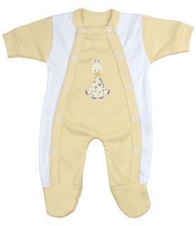 Premature Baby 'Giraffe' Sleepsuit