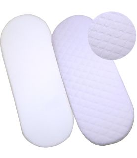 Moses basket mattress 65cm x 28cm sale