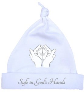 'Safe in God's Hands' Premature Baby Hat