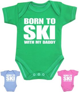 'Born to Go Skiing' Bodysuit