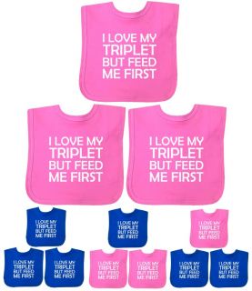 Feed Me First - Pack of 3 Bibs