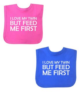 Feed Me First' - Pack of 2 Bibs