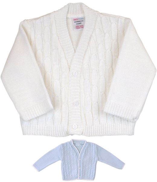 Boys Traditional Cable Knit Cardigan
